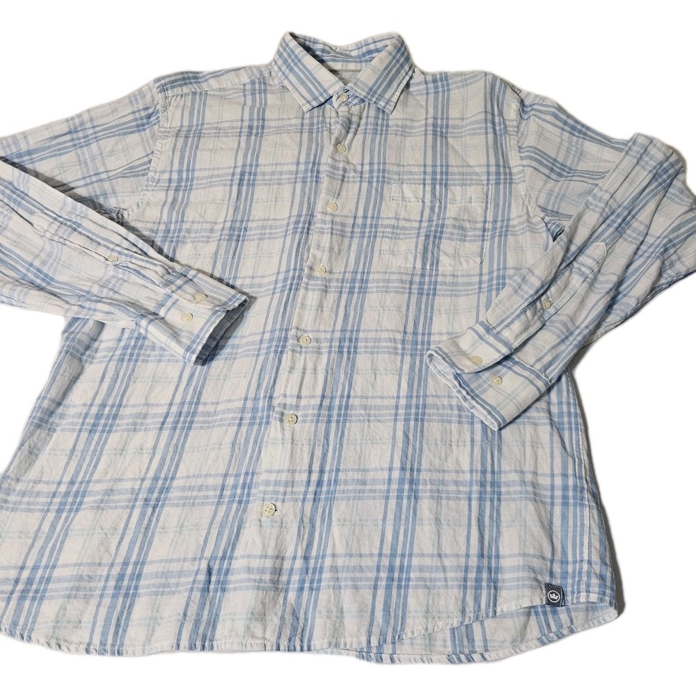 Peter‎ Millar Men's M Summer Blue Lightweight Golf Polo Soft Comfort Button